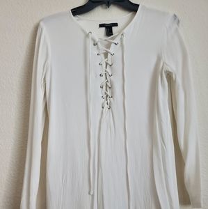 White long sleeve dress